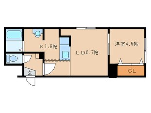 プロ－トンの物件間取画像